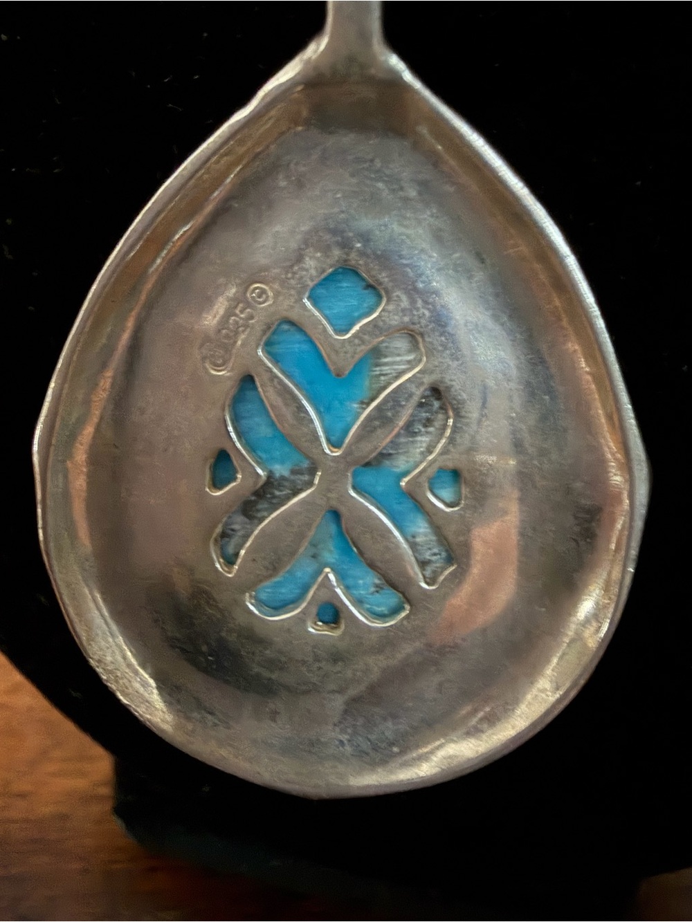 Carolyn Pollack Relios Signed Turquoise 925 Sterling Necklace & Pendant - Picture 5 of 10